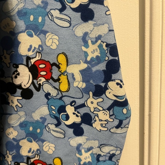 Lularoe Randy Blue Gray Disney Mickey Mouse quarter sleeve shirt medium - Picture 3 of 6